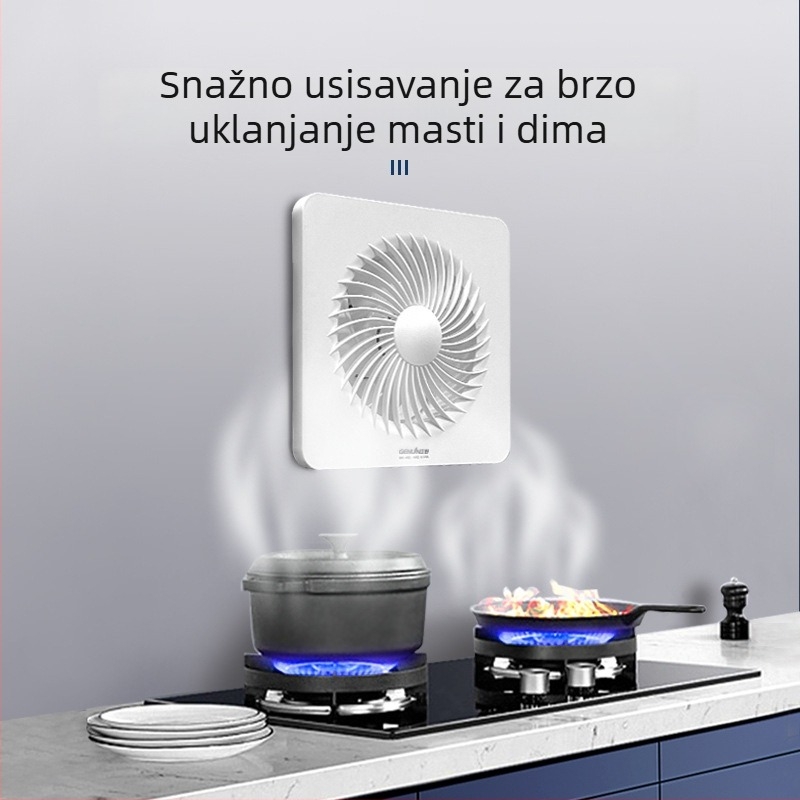 Ventilator za kupaonicu i kuhinju, stakleni prozorski tip, kružnog oblika (APC-J, 220V)