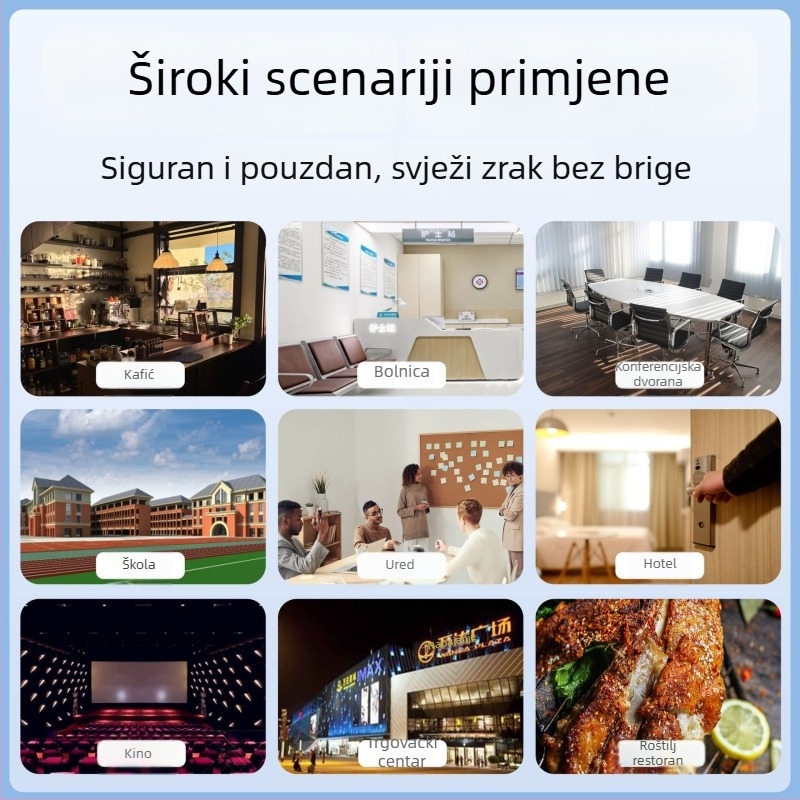 Sferični izlaz zraka od ABS plastike, difuzor visokog protoka za zračne luke, željezničke postaje i stadione