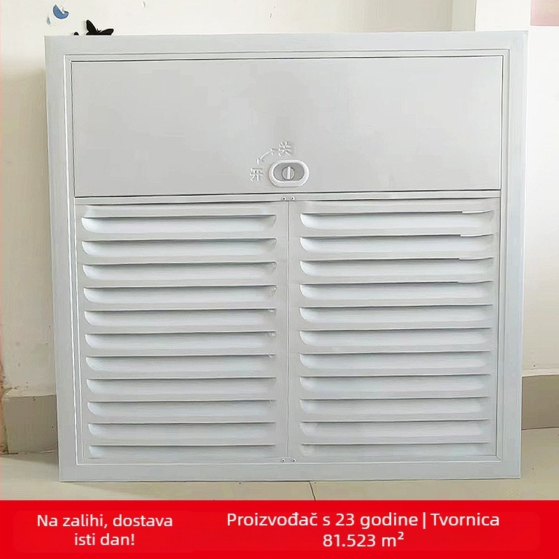 Lamela izlaza središnje klimatizacije, otporna na kišu, dvostruka i jednostruka lamela, od prskanog plastika