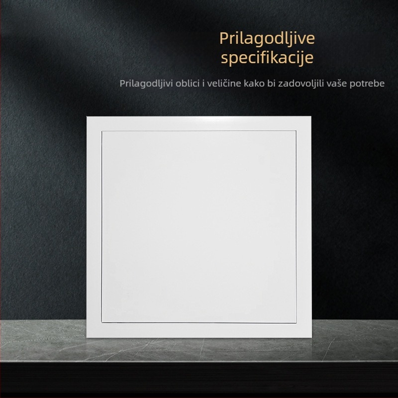 Inspekcijski otvor od aluminijske legure s magnetskim pritiskom i panelom od galvaniziranog čeličnog lista za održavanje i ventilaciju