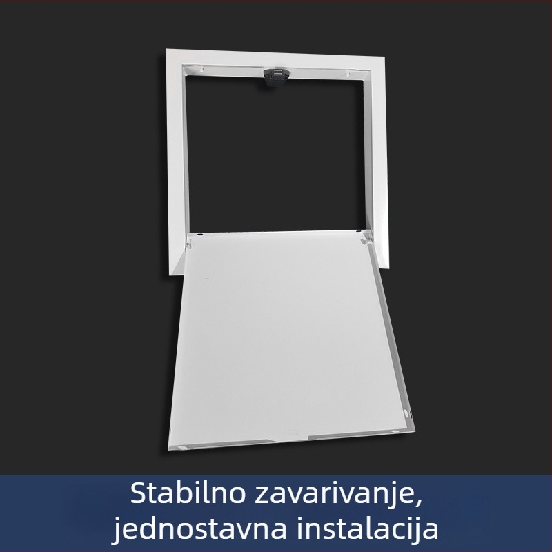 Inspekcijski otvor od aluminijske legure s magnetskim pritiskom i panelom od galvaniziranog čeličnog lista za održavanje i ventilaciju