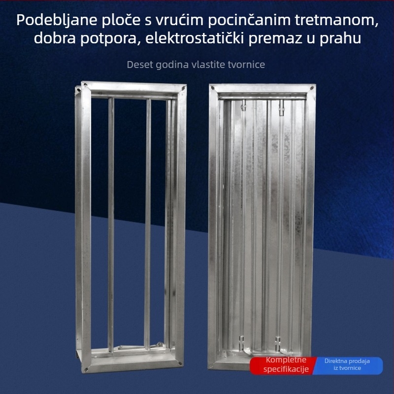 Stropni panel s daljinskim upravljanjem za ispuštanje dima, sustav svježeg zraka i zaštita od požara