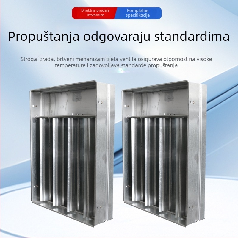 Stropni panel s daljinskim upravljanjem za ispuštanje dima, sustav svježeg zraka i zaštita od požara