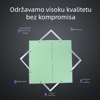 Skriveni pristupni otvor za plafon od gips ploče, strop od aluminijske legure