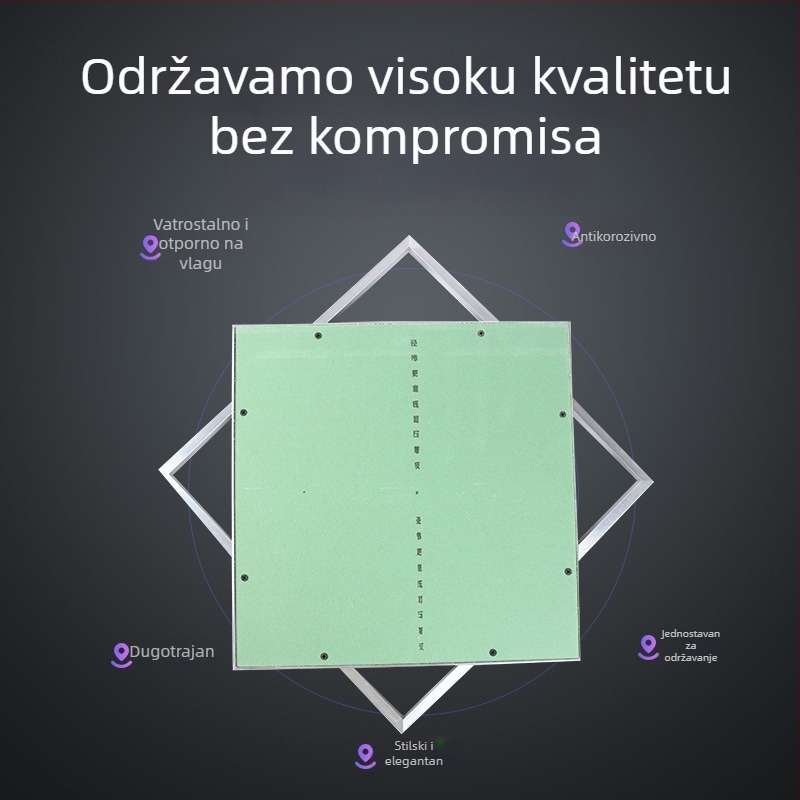 Skriveni pristupni otvor za plafon od gips ploče, strop od aluminijske legure