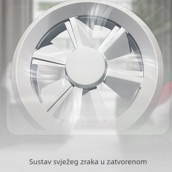 ABS središnji sustav klimatizacije: zavojni izlaz zraka s regulatornim ventilom, dvostruke lamelne klapne, kružni izlaz zraka