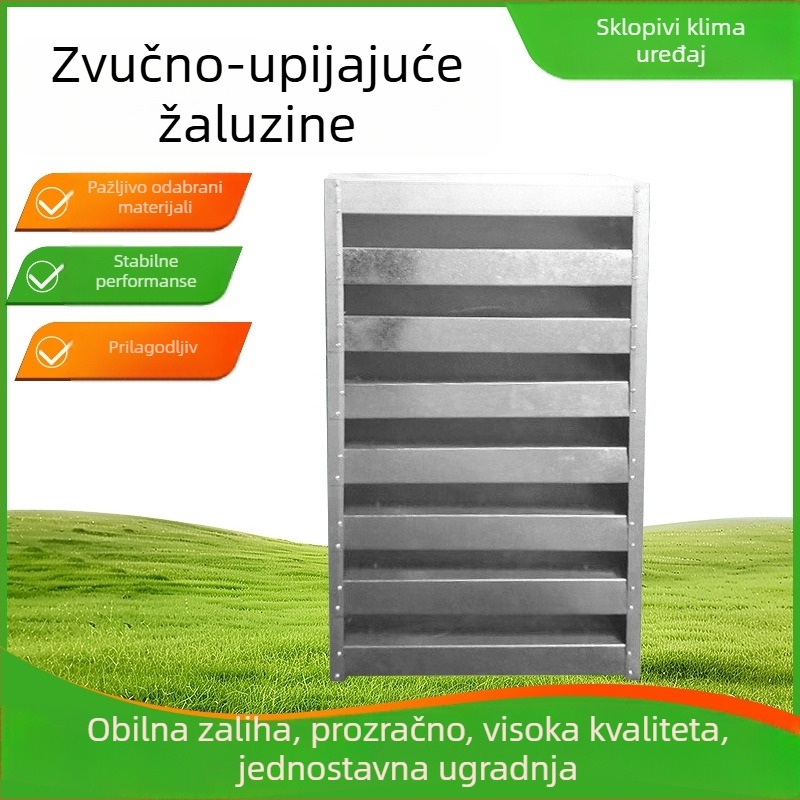 Zvukoizolacijske rolete za prostoriju generatora, ventilaciju i rashladni toranj
