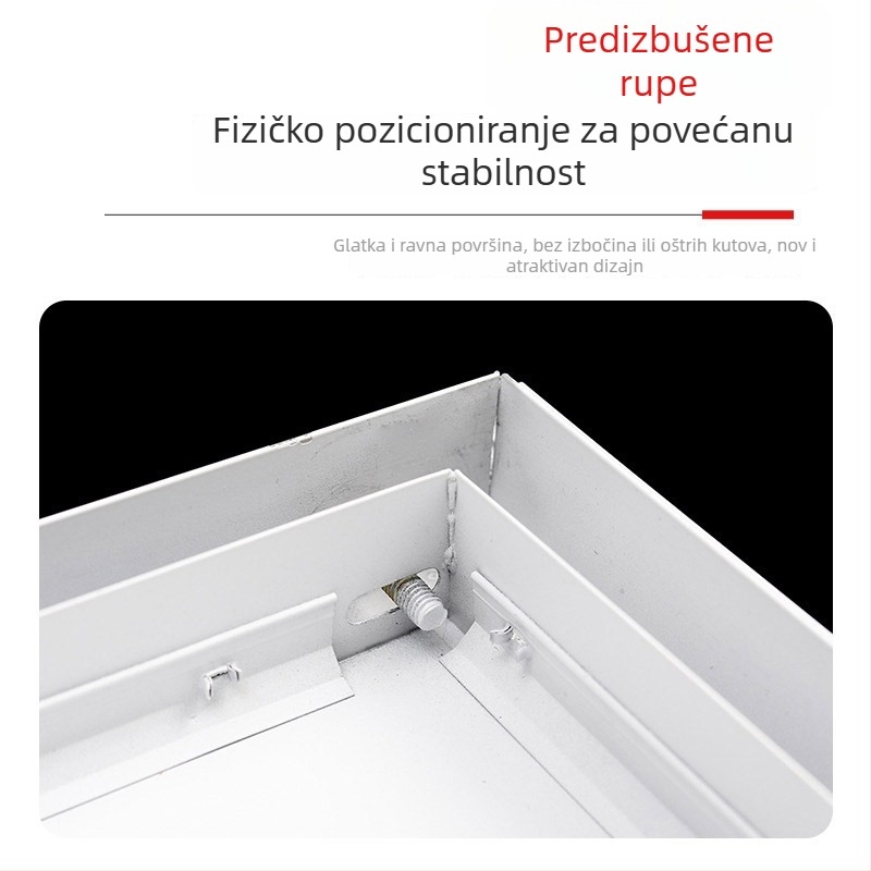 Panel za pristup održavanju s rubnim završetkom za uredske zidove, panel za popravak zidova, magnetski izlaz zraka za cijevni spoj