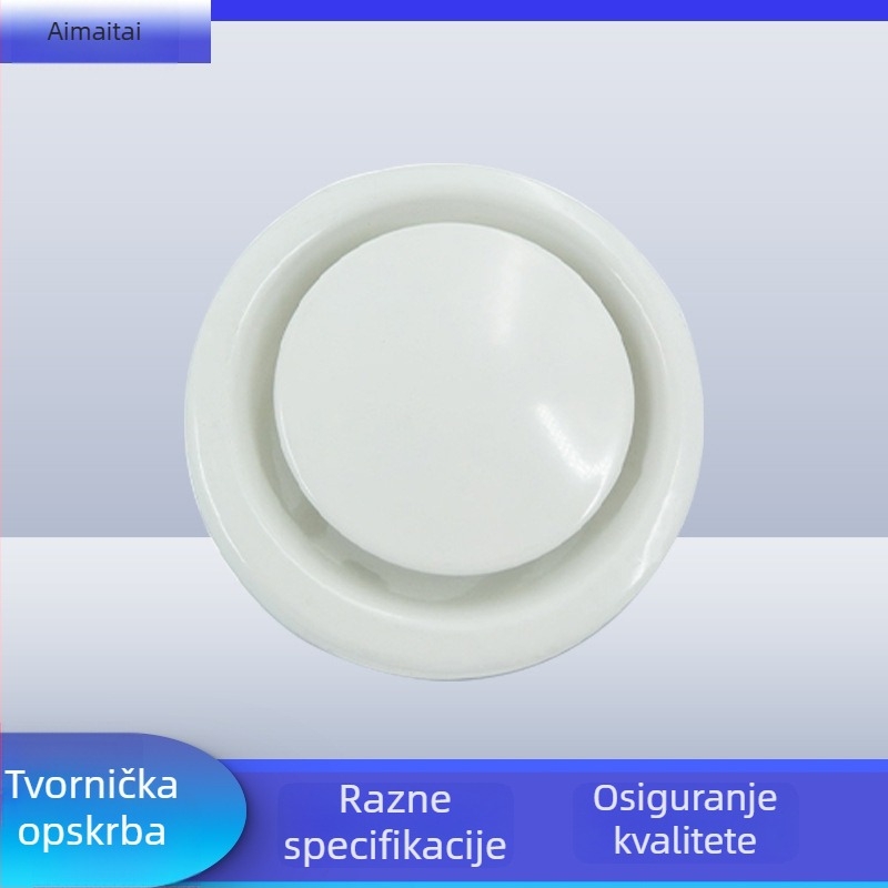 Okrugli željezni izlaz zraka s montažnim prstenom; disk izlaz zraka u različitim veličinama