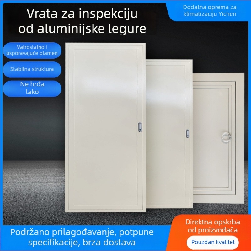 Aluminijska pristupna vrata za klimatizacijski sustav, zvučna izolacija i otvor za inspekciju vatrogasnih cijevi, vanjska jedinica središnjeg klima uređaja