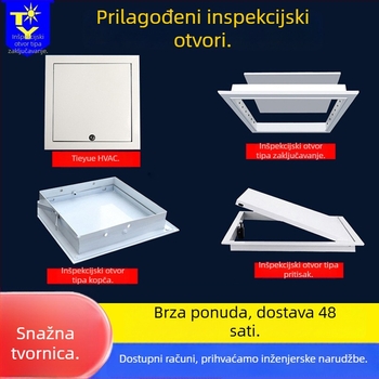 Aluminijski panel za pristup s magnetskim mehanizmom za zid, cijev i strop