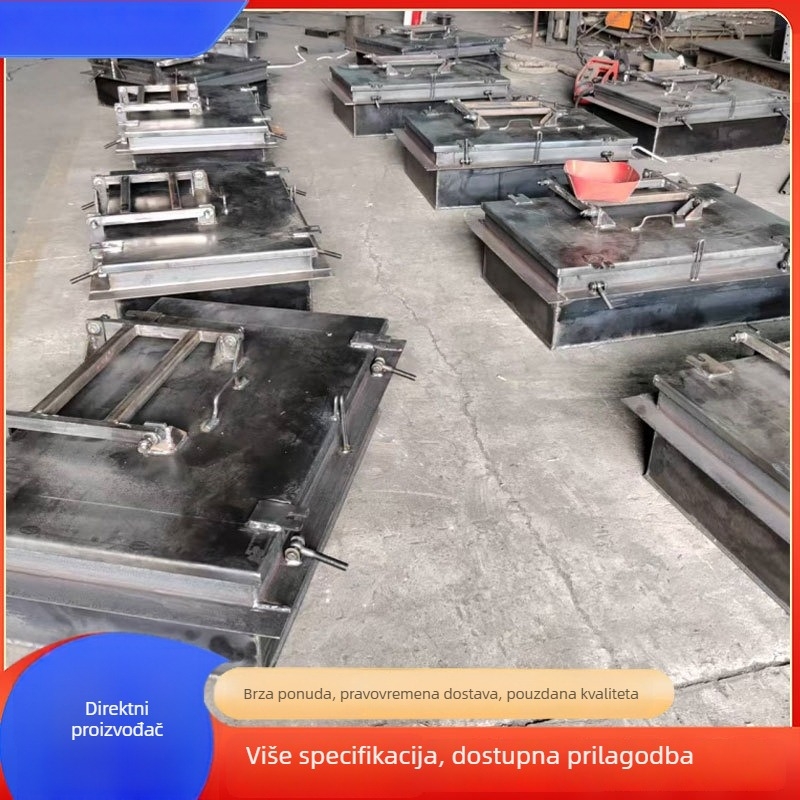 Kvadratna/pravokutna vrata šahta za inspekciju dimovoda u elektrani, dvostruko slojna kružno izolirana vrata šahta