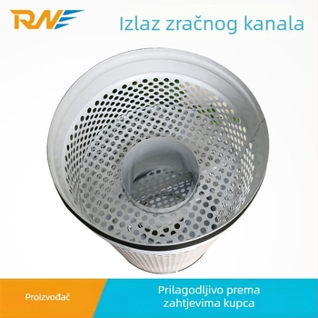QSH/ISH Ručni pomak zraka ventil – aluminijska legura, jednoslojni izlaz zraka