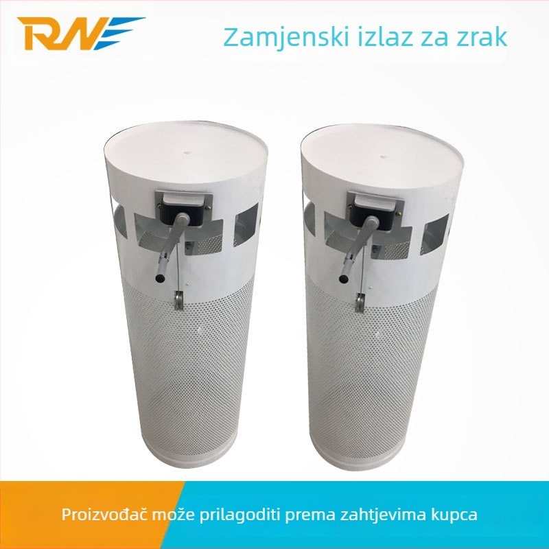 QSH/ISH Ručni pomak zraka ventil – aluminijska legura, jednoslojni izlaz zraka