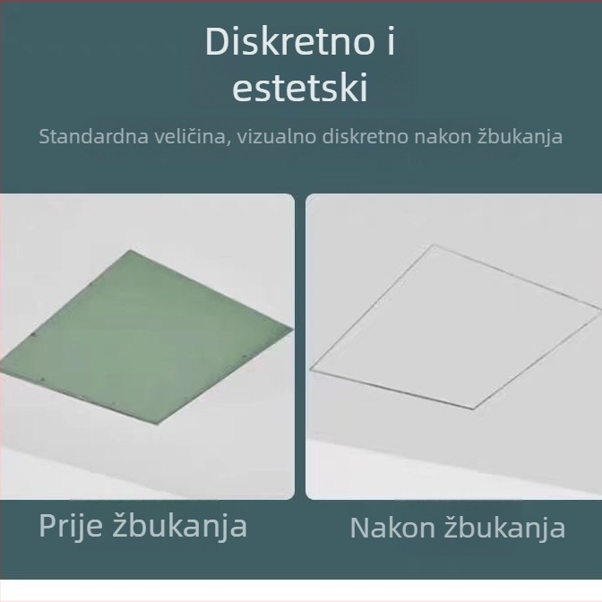 Skriveni panel pristupa za suhi zid strop, pokrov inspekcije, dekorativan, otporan na vlagu, zadebljani ventilacijski otvor, po mjeri