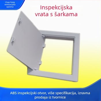 ABS stropni pristupni panel s skrivenim poklopom za inspekciju – kupaonica, ravne cijevi, šarke vrata