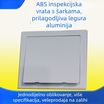 ABS stropni pristupni panel s skrivenim poklopom za inspekciju – kupaonica, ravne cijevi, šarke vrata