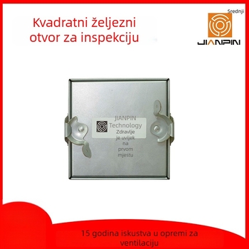 Kvadratni inspekcijski otvor od cinkasto-željezne legure za središnji klimatizacijski sustav, vrata za održavanje i otvor za promatranje