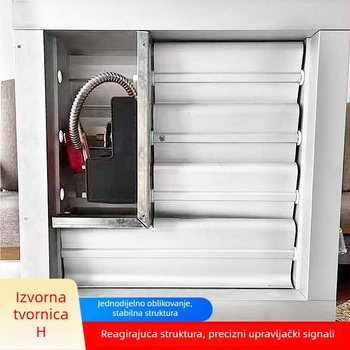 Električne rolete, rolete od aluminijske legure, kišootporni otvori za ventilaciju, mrežice izlaznog zraka za središnji klimatizacijski sustav i izlazni ventilatori