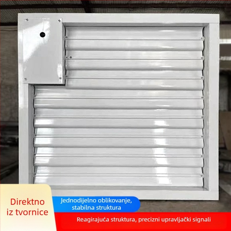 Električne rolete, rolete od aluminijske legure, kišootporni otvori za ventilaciju, mrežice izlaznog zraka za središnji klimatizacijski sustav i izlazni ventilatori