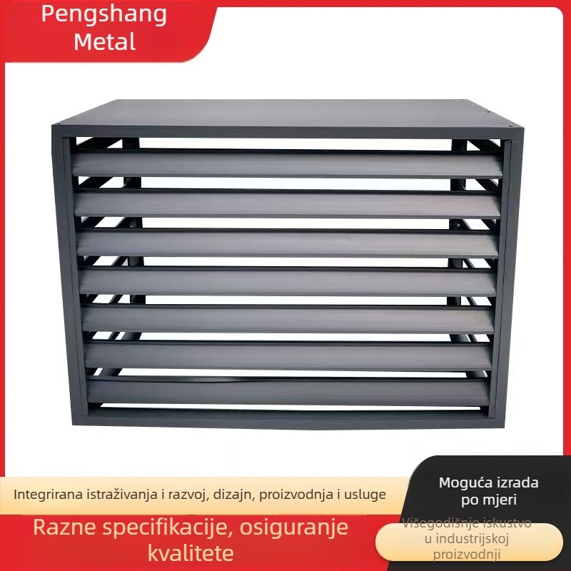 Lamelirani aluminijski pokrov klima-uređaja, tvornicki prilagođen, model 088