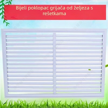 Poklop od aluminijske legure s lamelama za podno grijanje, poklop razdjelnika vode i rešetka za klima uređaj
