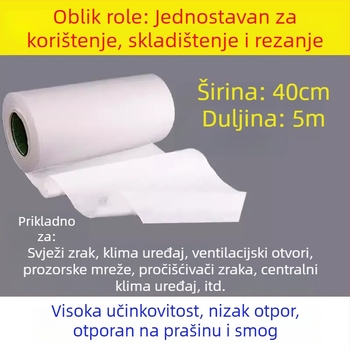 Haoyang antibakterijski filter za klima uređaj, mreža za zaštitu od prašine na ulazu zraka, početni filtrirajući pamuk