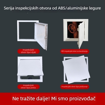 Središnja klimatizacija, aluminijska legura, pristupni panel s šarnirima i ključem, lamelni difuzor zraka