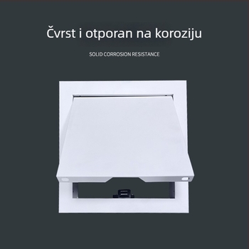 Središnja klimatizacija, aluminijska legura, pristupni panel s šarnirima i ključem, lamelni difuzor zraka