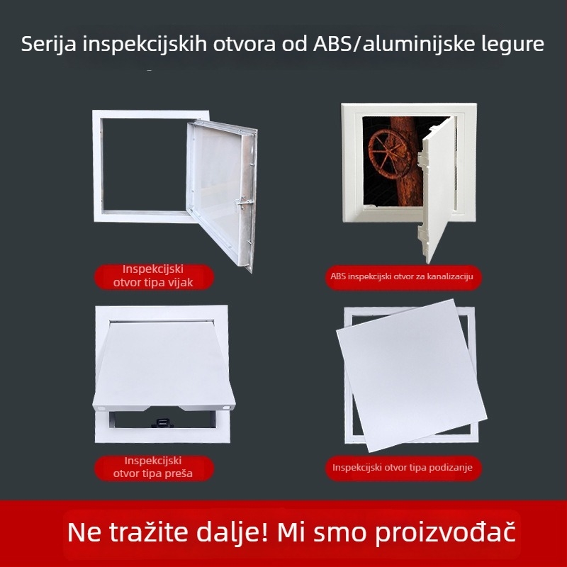 Središnja klimatizacija, aluminijska legura, pristupni panel s šarnirima i ključem, lamelni difuzor zraka