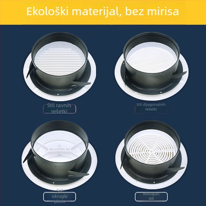 ABS plastični izlaz zraka za unutarnji sustav svježeg zraka i difuzor za središnju klimatizaciju