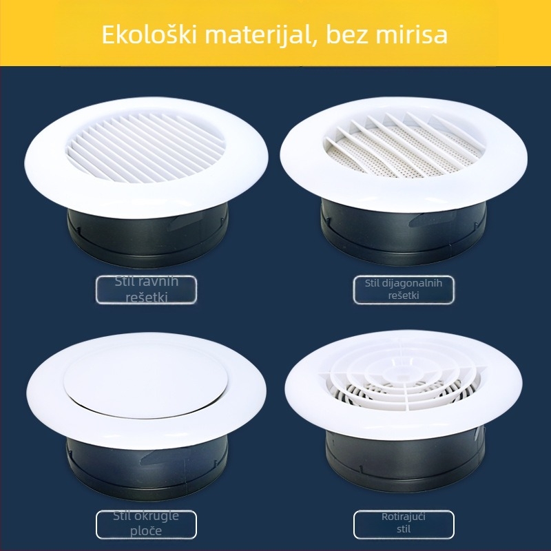 ABS plastični izlaz zraka za unutarnji sustav svježeg zraka i difuzor za središnju klimatizaciju