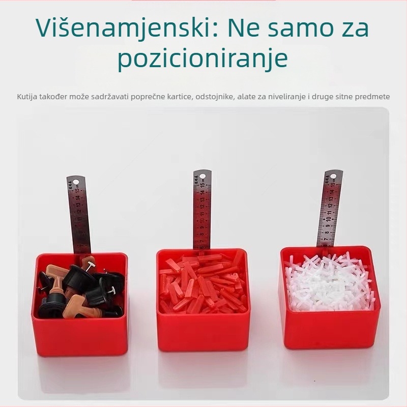 Alat za niveliranje pločica s kutijom za mjerenje