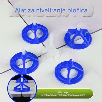 Spiralni niveler za pločice, alat za postavljanje pločica, višekratni navojni nivelator za podne pločice