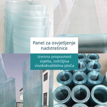 1.0 mm plosnata ploča od smole za dnevno svjetlo i balkon – plastika ojačana staklenim vlaknima, otporna na kišu