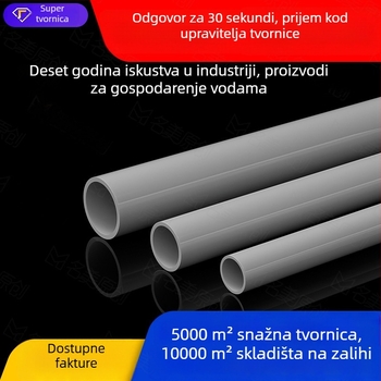UPVC cijev za industrijsku vodoopskrbu i odvodnju, sive tvrde PVC cijevi za poljoprivrednu irigaciju