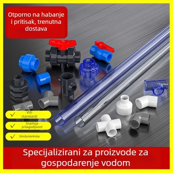 UPVC cijev za industrijsku vodoopskrbu i odvodnju, sive tvrde PVC cijevi za poljoprivrednu irigaciju
