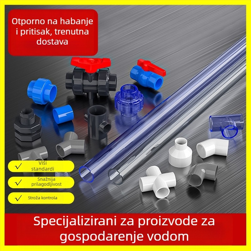 UPVC cijev za industrijsku vodoopskrbu i odvodnju, sive tvrde PVC cijevi za poljoprivrednu irigaciju