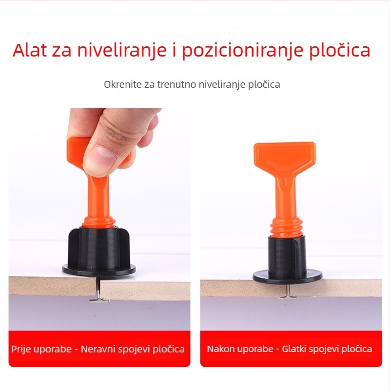 Alat za niveliranje pločica za pod i zidove, pomoć pri postavljanju pločica