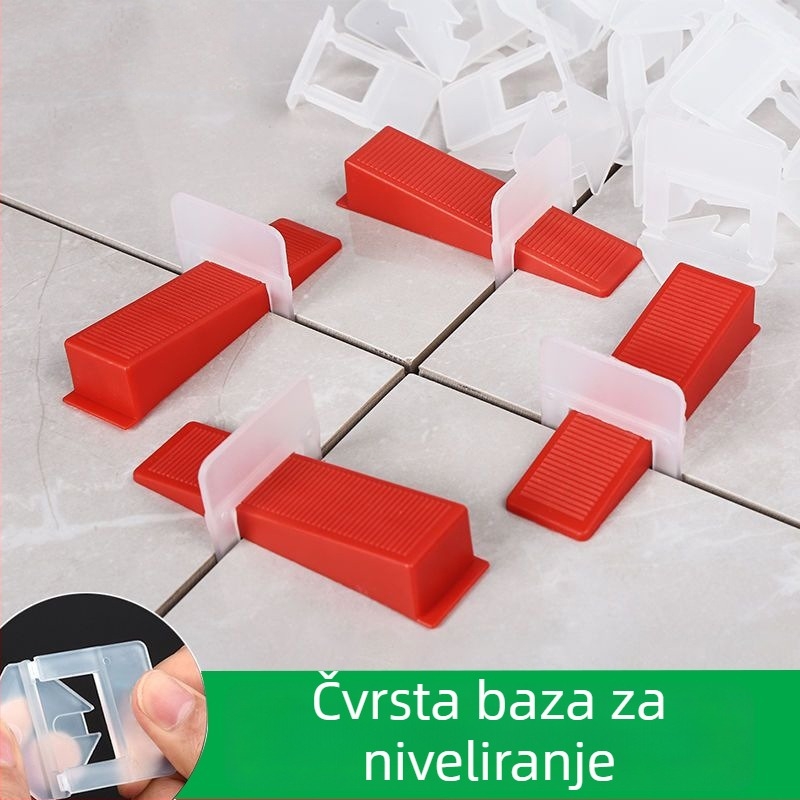Plastični debeli nivelator pločica klina za precizno poravnavanje pločica i križne distančnike