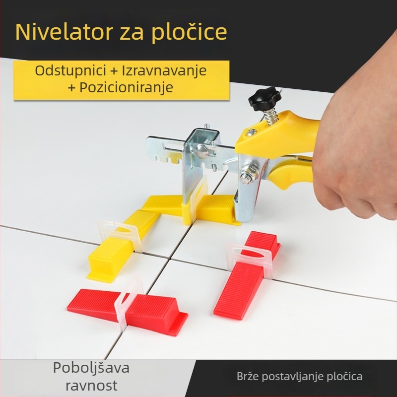 Flying niveliatori pločica, križasti klipsovi za pozicioniranje pločica na zid, alati za postavljanje podnih pločica