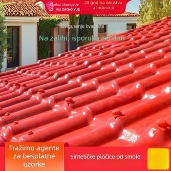 Novi smolni krovni pločice za vile s izolacijom i debeli smolni pločice za drevne građevinske projekte