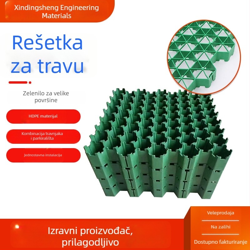 HDPE mreže za sadnju trave za parkirališta, pločnike i zelene površine