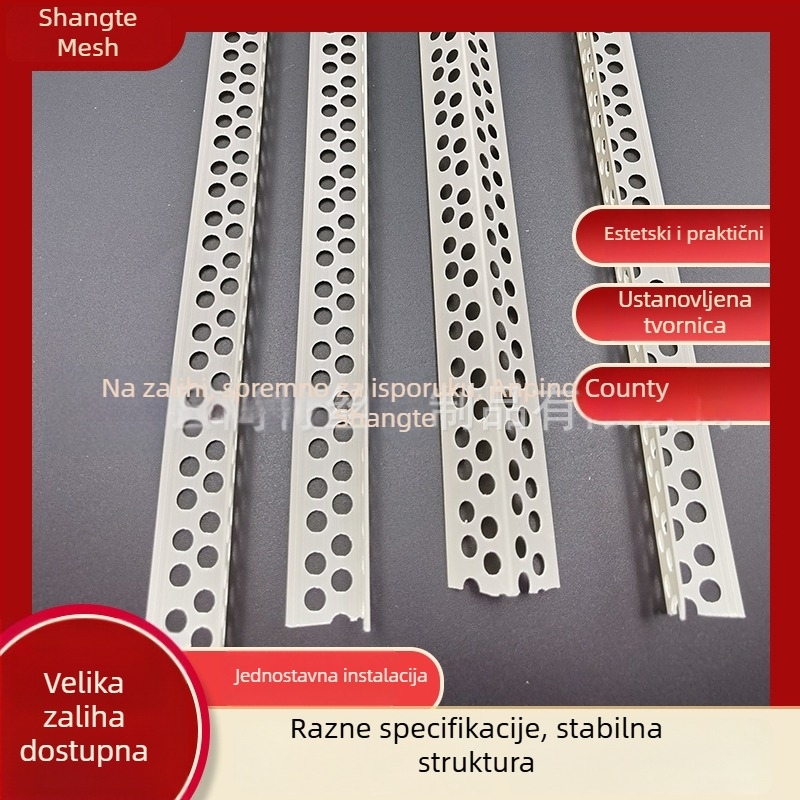 PVC kutni profil za žbukanje i završnu obradu zidova
