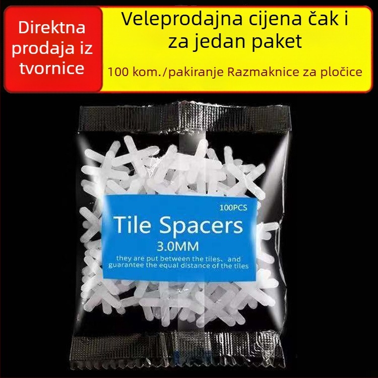 Plastični križići za pločice – poravnanje spojeva i niveliranje pločica