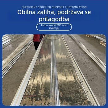 FRP panel za osvjetljenje, prozirne vlaknaste staklene krovne pločice, otporne na koroziju smolaste krovne ploče