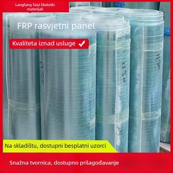 FRP prozirni panel za dnevno osvjetljenje za staklenik