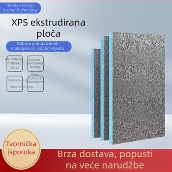 XPS izolacijska ploča za sunčanu sobu s aluminijskom folijom, visoke temperature, visoka gustoća