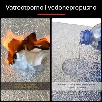 XPS izolacijska ploča za sunčanu sobu s aluminijskom folijom, visoke temperature, visoka gustoća