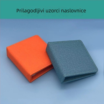Album kartica za fanove s PU kožom, 3-inčni pretinac za kartice, mogućnost prilagodbe logotipa, prijenosni spremnik, foto-album s listovima